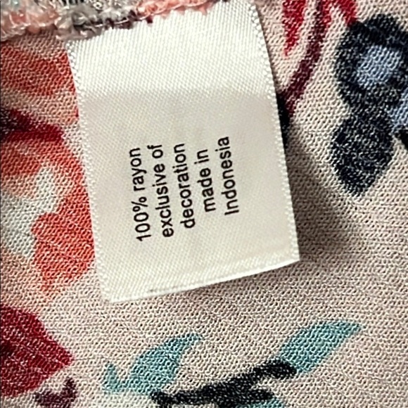 Lane Bryant Pink Relaxed Tunic with Tie Front 314 - Picture 11 of 12